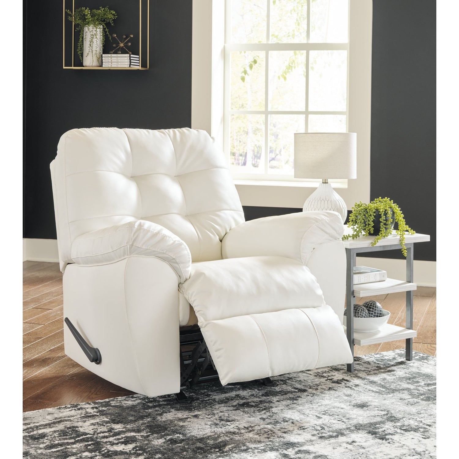Donlen White LAF Sectional - SET | 5970316 | 5970367 - Bien Home Furniture &amp; Electronics