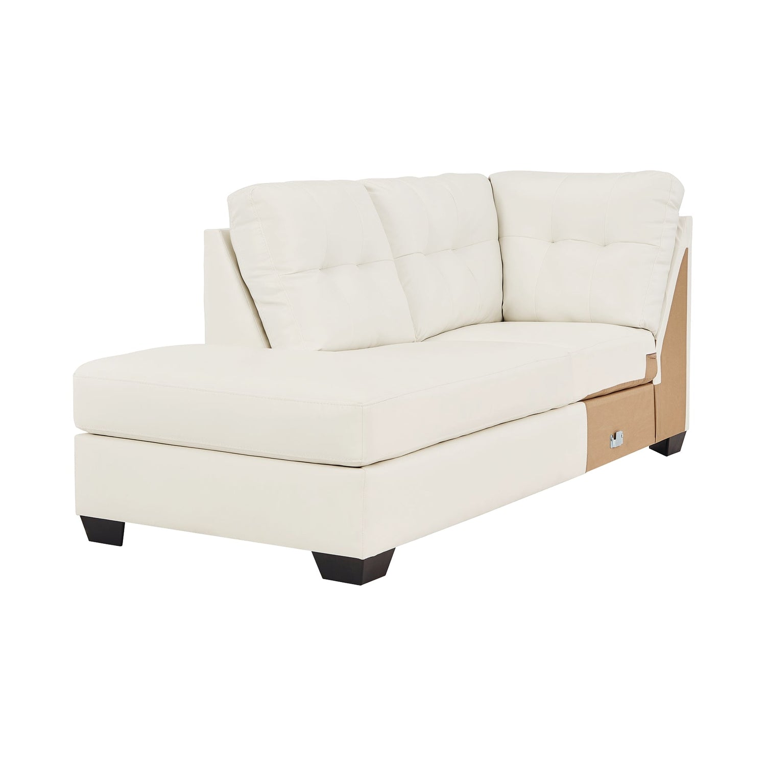 Donlen White LAF Sectional - SET | 5970316 | 5970367 - Bien Home Furniture &amp; Electronics