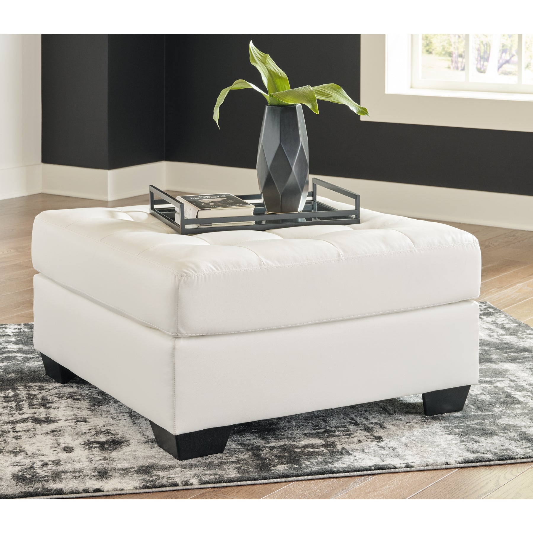 Donlen White LAF Sectional - SET | 5970316 | 5970367 - Bien Home Furniture &amp; Electronics