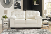 Donlen White Loveseat - 5970335 - Bien Home Furniture & Electronics