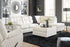 Donlen White RAF Sectional - SET | 5970317 | 5970366 - Bien Home Furniture & Electronics