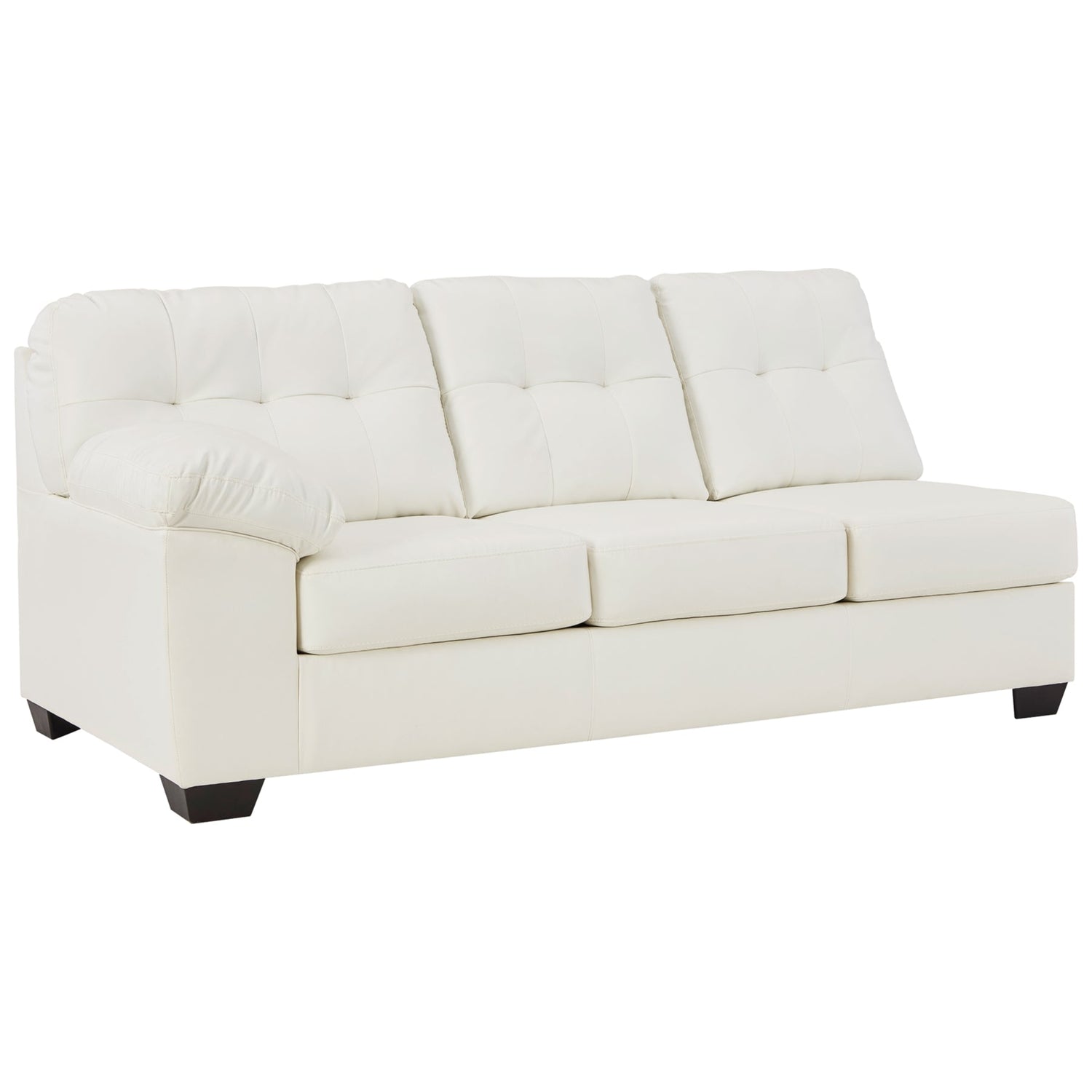 Donlen White RAF Sectional - SET | 5970317 | 5970366 - Bien Home Furniture &amp; Electronics