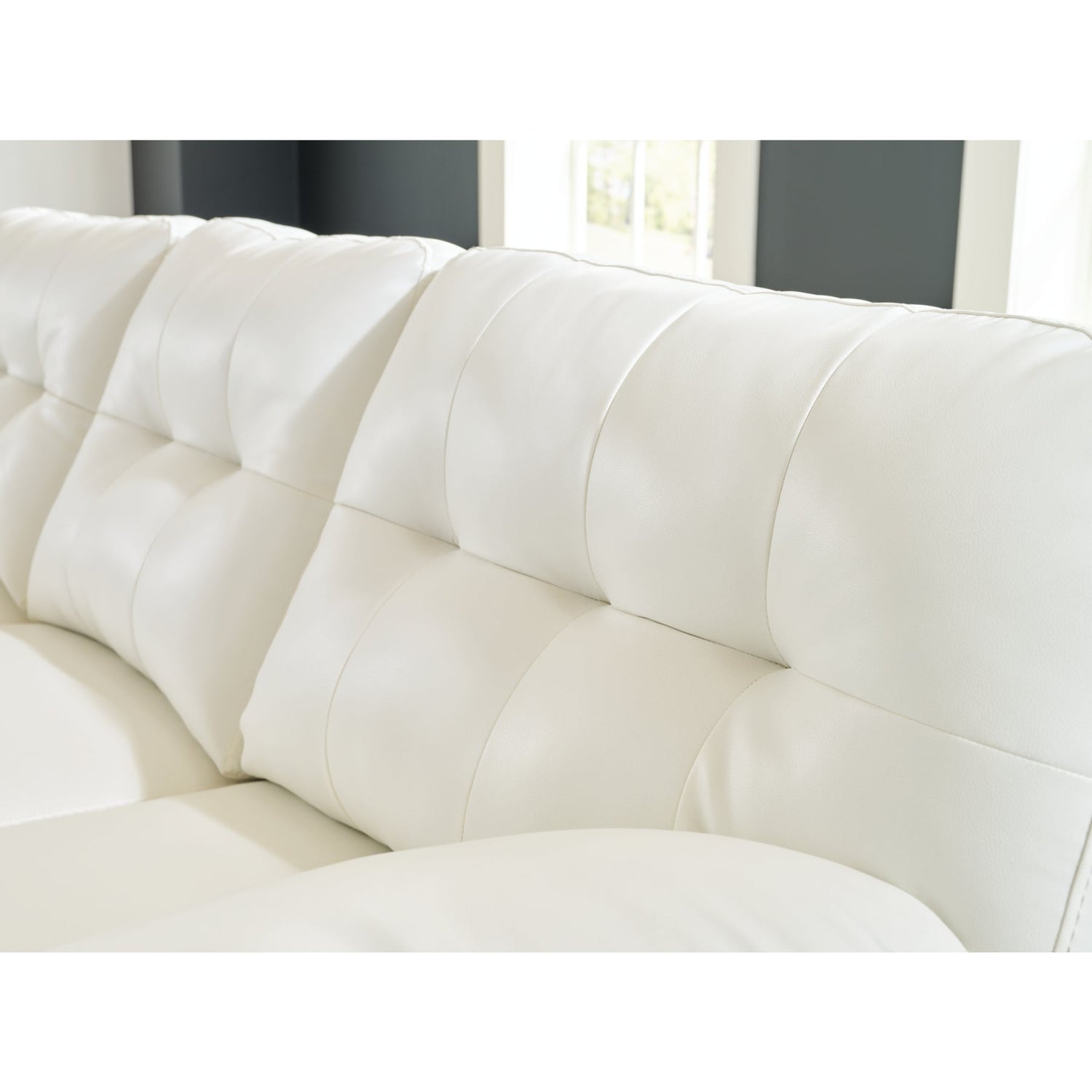 Donlen White RAF Sectional - SET | 5970317 | 5970366 - Bien Home Furniture &amp; Electronics