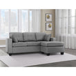 Donne Gray Reversible Sofa Chaise - SH3217GRY-3SC - Bien Home Furniture & Electronics