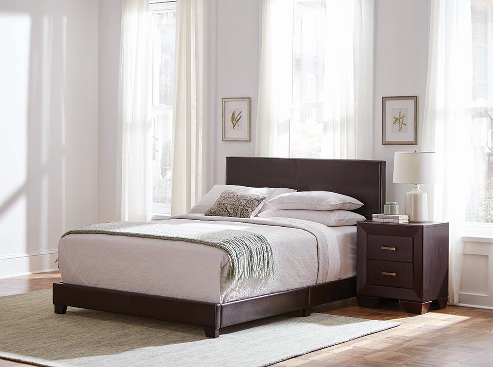 Dorian 4-Piece Queen Bedroom Set Brown/Dark Cocoa - 300762Q-S4 - Bien Home Furniture &amp; Electronics