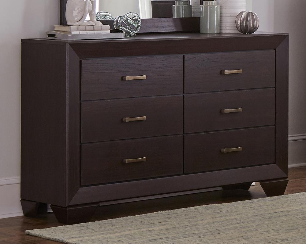 Dorian 4-Piece Twin Bedroom Set Brown/Dark Cocoa - 300762T-S4 - Bien Home Furniture &amp; Electronics