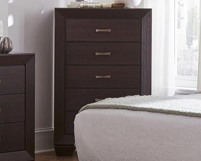 Dorian 5-Piece Twin Bedroom Set Brown/Dark Cocoa - 300762T-S5 - Bien Home Furniture &amp; Electronics