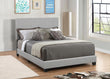 Dorian Upholstered California King Bed Gray - 300763KW - Bien Home Furniture & Electronics
