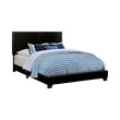 Dorian Upholstered Eastern King Bed Black - 300761KE - Bien Home Furniture & Electronics