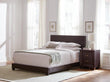 Dorian Upholstered Queen Bed Brown - 300762Q - Bien Home Furniture & Electronics