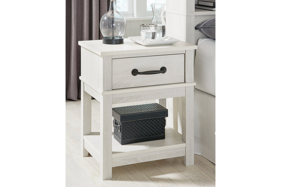 Dorrinson White Nightstand - B067-91 - Bien Home Furniture &amp; Electronics