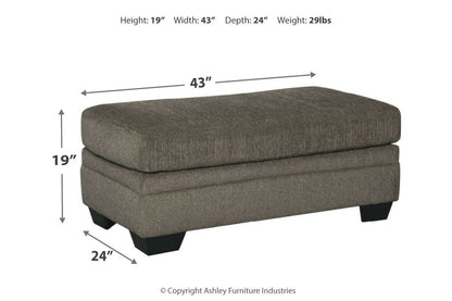 Dorsten Slate Ottoman - 7720414 - Bien Home Furniture &amp; Electronics