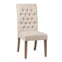 Douglas Vineyard Oak Tufted Back Dining Chairs, Set of 2 - 123052 - Bien Home Furniture & Electronics