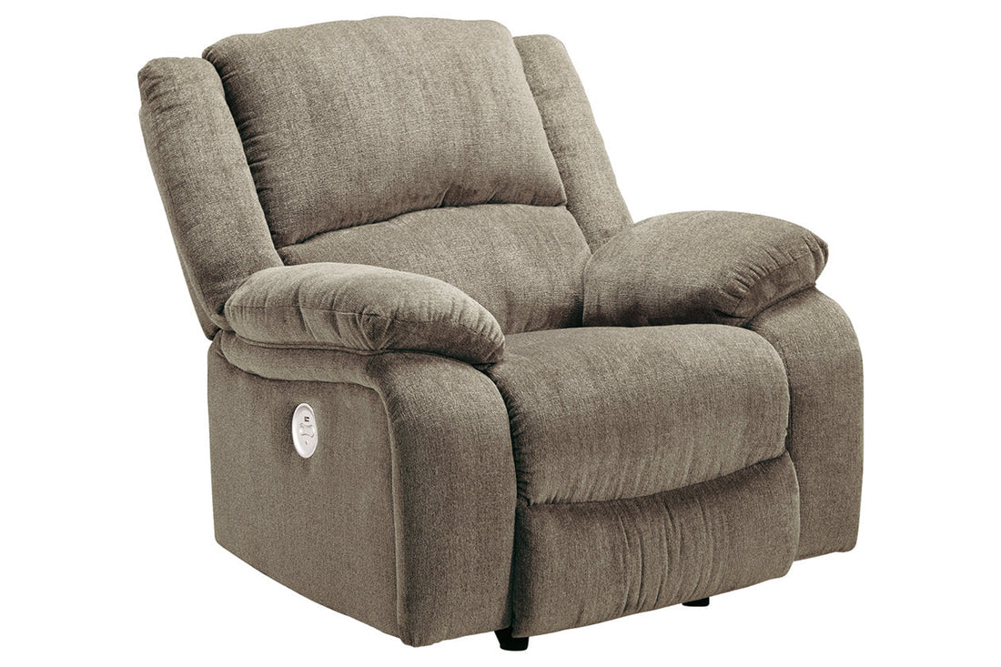Draycoll Pewter Power Recliner - 7650598 - Bien Home Furniture &amp; Electronics
