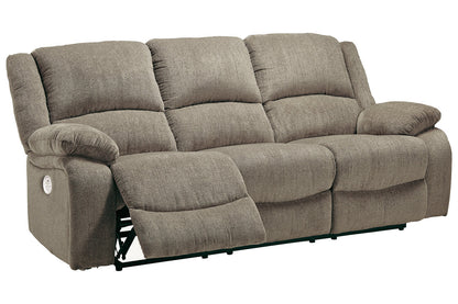 Draycoll Pewter Power Reclining Sofa - 7650587 - Bien Home Furniture &amp; Electronics