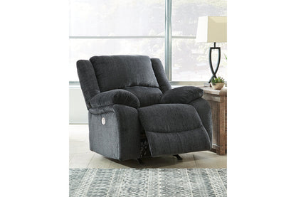 Draycoll Slate Power Recliner - 7650498 - Bien Home Furniture &amp; Electronics