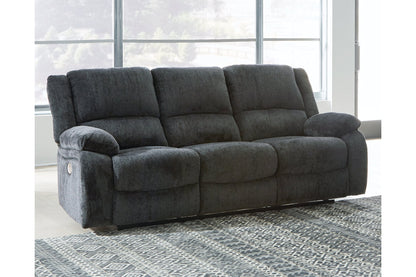 Draycoll Slate Power Reclining Sofa - 7650487 - Bien Home Furniture &amp; Electronics