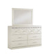 Dreamur Champagne Bedroom Mirror (Mirror Only) - B351-36 - Bien Home Furniture & Electronics