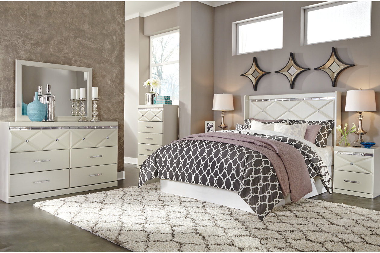 Dreamur Champagne Queen Panel Headboard - B351-57 - Bien Home Furniture &amp; Electronics
