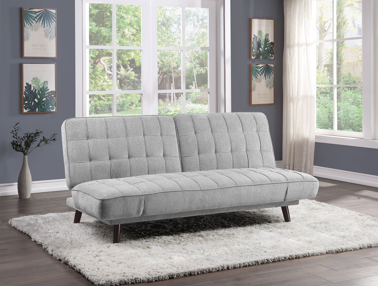 Driggs Silver Gray Elegant Lounger - 9435SV-3WD - Bien Home Furniture &amp; Electronics