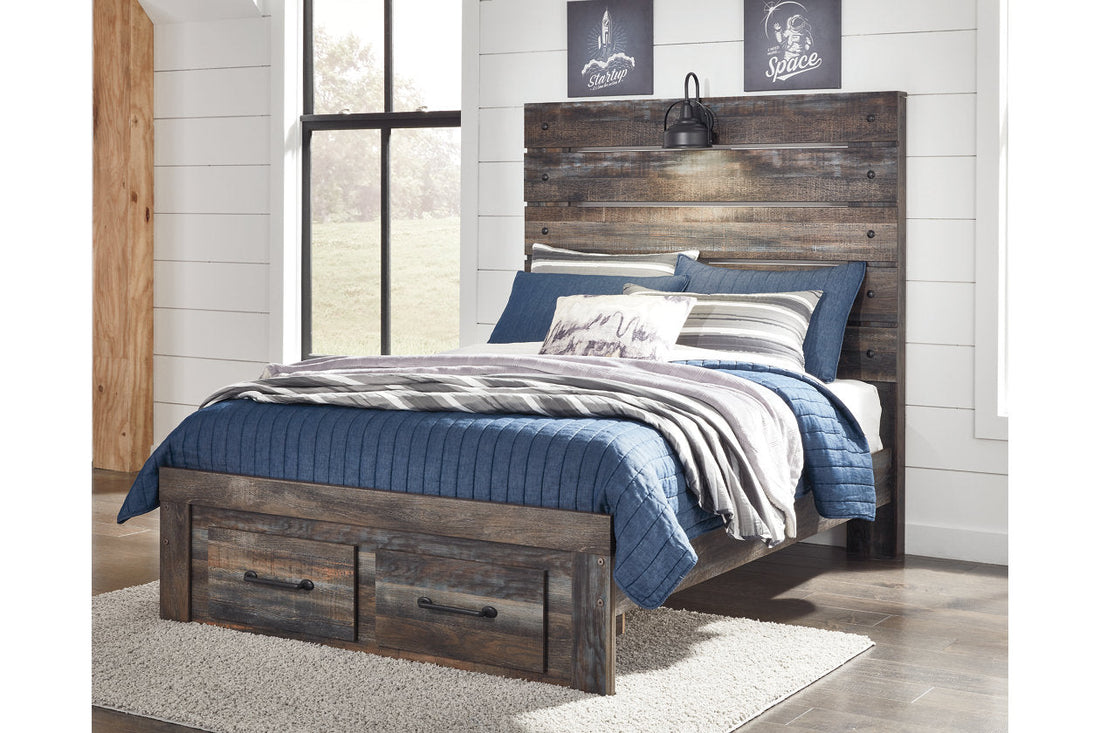 Drystan Multi Full Panel Bed with 2 Storage Drawers - SET | B211-84S | B211-86 | B211-87 - Bien Home Furniture & Electronics