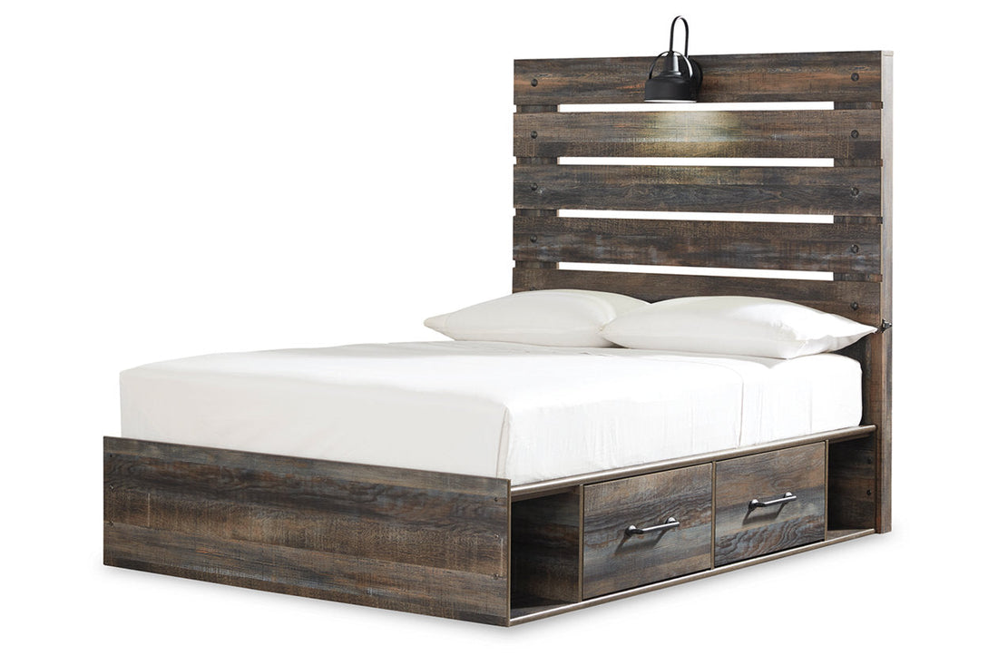 Drystan Multi Full Panel Bed with 4 Storage Drawers - SET | B100-12 | B211-50(2) | B211-84 | B211-87 - Bien Home Furniture &amp; Electronics