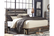 Drystan Multi King Panel Bed with 2 Storage Drawers - SET | B100-14 | B211-56 | B211-58 | B211-160 - Bien Home Furniture & Electronics