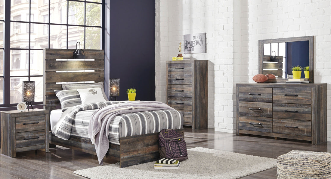 Drystan Multi Panel Youth Bedroom Set - SET | B211-52 | B211-53 | B211-83 | B211-31 | B211-36 | B211-92 | B211-46 - Bien Home Furniture & Electronics