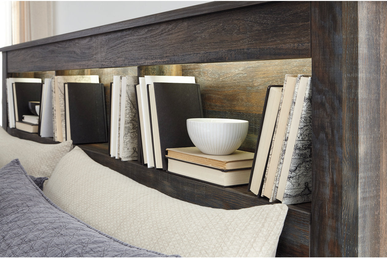 Drystan Multi Queen Bookcase Headboard - B211-65 - Bien Home Furniture &amp; Electronics