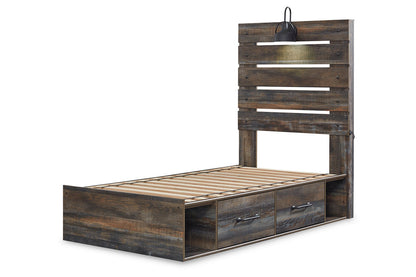 Drystan Multi Twin Panel Bed with 2 Storage Drawers - SET | B100-11 | B211-150 | B211-52 | B211-53 - Bien Home Furniture &amp; Electronics