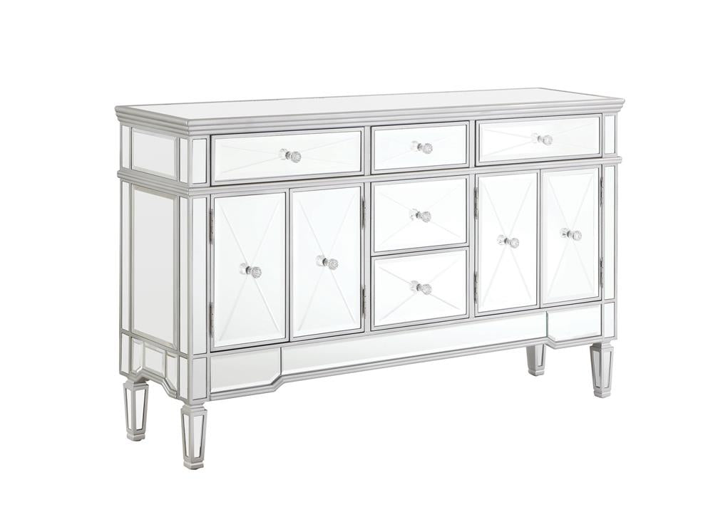 Duchess Silver 5-Drawer Accent Cabinet - 950849 - Bien Home Furniture &amp; Electronics