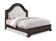 Duke Grayish Brown Queen Upholstered Panel Bed - SET | B1620-Q-HB | B1620-Q-FB | B1620-KQ-RAIL - Bien Home Furniture & Electronics