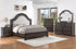 Duke Grayish Brown Upholstered Panel Bedroom Set - SET | B1620-Q-HB | B1620-Q-FB | B1620-KQ-RAIL | B1620-2 | B1620-4 - Bien Home Furniture & Electronics