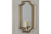 Dumi Gold Finish Wall Sconce - A8010153 - Bien Home Furniture & Electronics