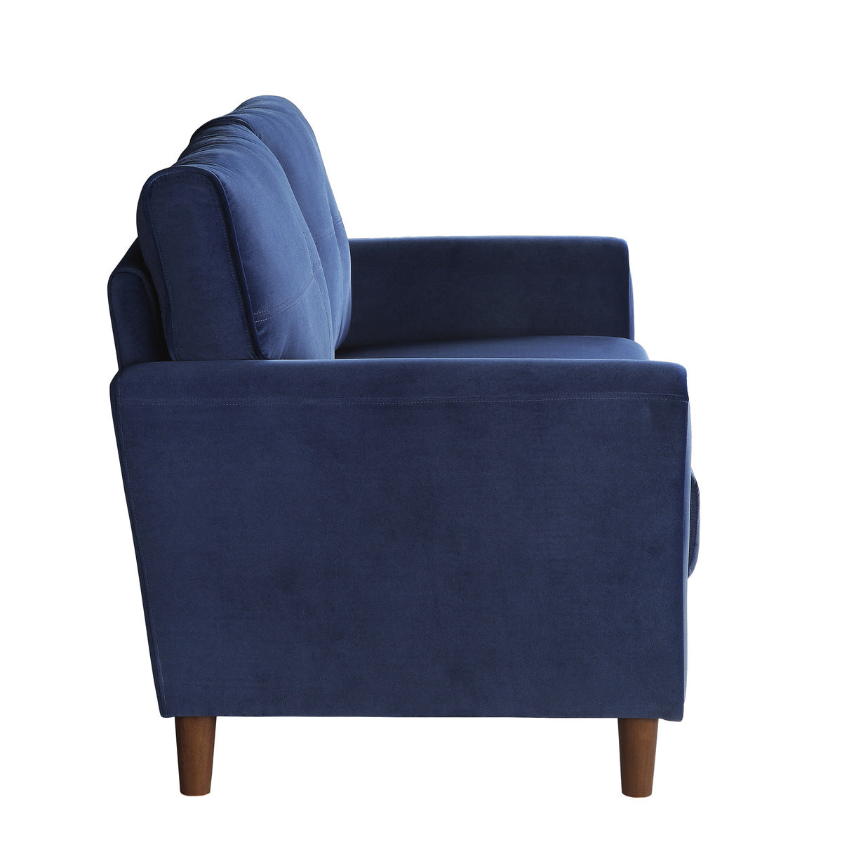 Dunleith Blue Velvet Loveseat - 9348BUE-2 - Bien Home Furniture &amp; Electronics