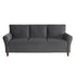 Dunleith Charcoal Gray Velvet Sofa - 9348GRY-3 - Bien Home Furniture & Electronics