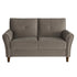 Dunleith Light Brown Velvet Loveseat - 9348BRW-2 - Bien Home Furniture & Electronics