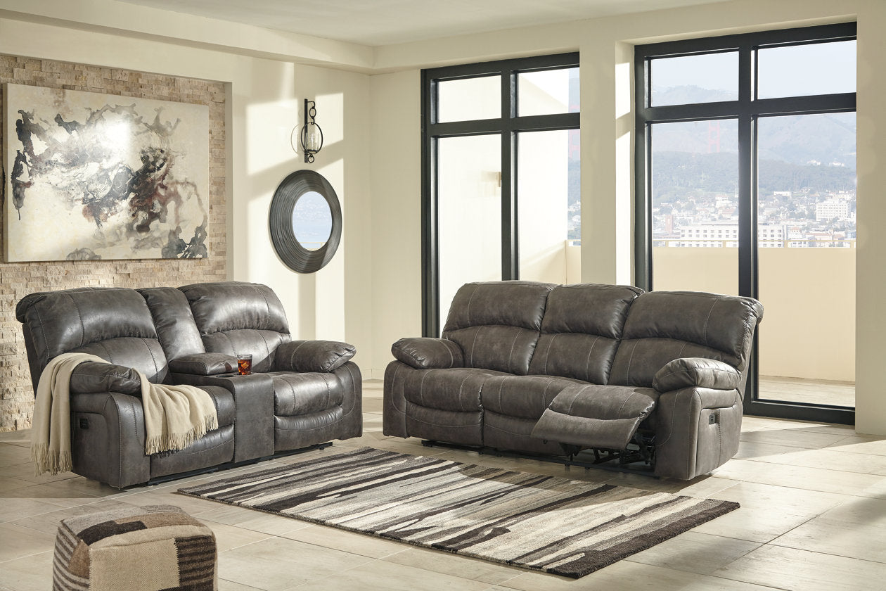 Dunwell Steel Power Reclining Sofa - 5160115 - Bien Home Furniture &amp; Electronics