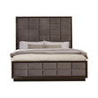 Durango California King Upholstered Bed Smoked Peppercorn/Gray - 223261KW - Bien Home Furniture & Electronics
