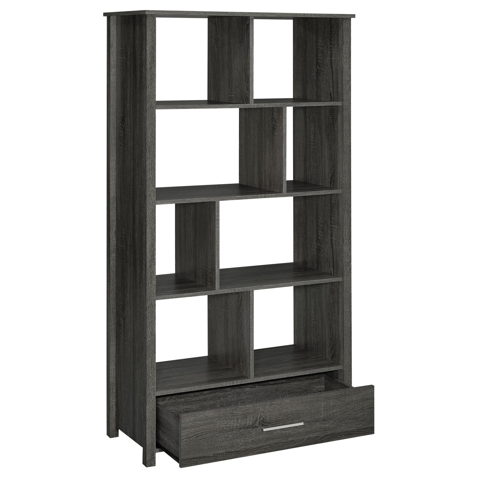 Dylan Rectangular 8-Shelf Bookcase - 801577 - Bien Home Furniture &amp; Electronics