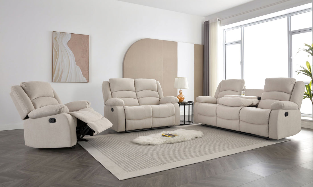 Dynamo2SAND  3PC Reclining Set - Dynamo2 Sand - Bien Home Furniture &amp; Electronics