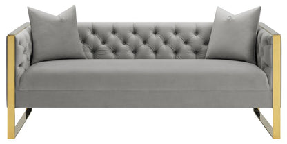 Eastbrook Tufted Back Sofa Gray - 509111 - Bien Home Furniture &amp; Electronics