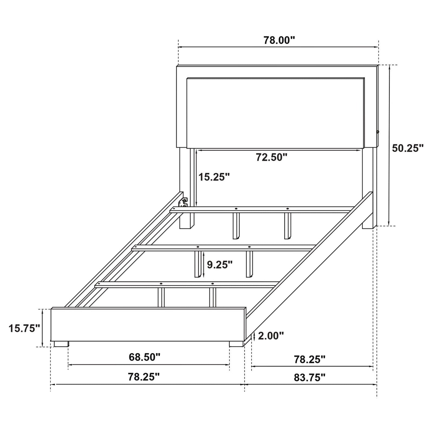 EASTERN KING BED 4 PC SET - 222931KE-S4 - Bien Home Furniture &amp; Electronics