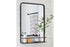 Ebba Black Accent Mirror - A8010232 - Bien Home Furniture & Electronics