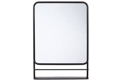 Ebba Black Accent Mirror - A8010232 - Bien Home Furniture &amp; Electronics