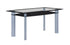 Echo Black/Gray Glass-Top Dining Table - SET | 1170T-3660-GL | 1170T-3660-BASE - Bien Home Furniture & Electronics