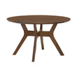 Edam Brown Round Dining Table - 5492-52 - Bien Home Furniture & Electronics