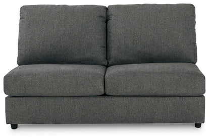 Edenfield Charcoal Armless Loveseat - 2900334 - Bien Home Furniture &amp; Electronics