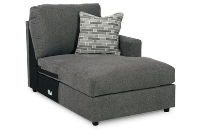 Edenfield Charcoal Right-Arm Facing Corner Chaise - 2900317 - Bien Home Furniture &amp; Electronics