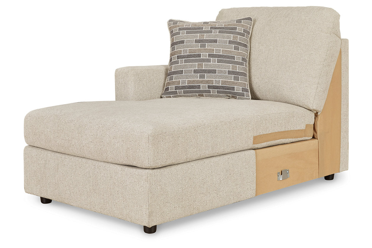 Edenfield Linen Left-Arm Facing Corner Chaise - 2900416 - Bien Home Furniture &amp; Electronics